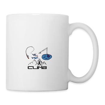 Hobby sport climbing fishing gift fisherman fish - Mug - white - Right