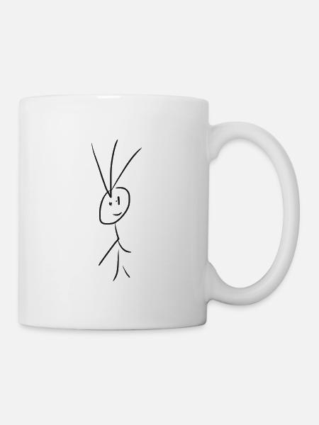 stick figure - Mug - white