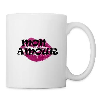 Mon Amour Valentine's Day gift - Mug - white - Right