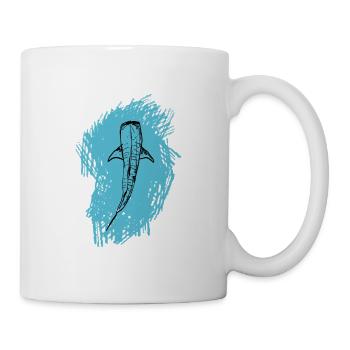 Whale sketch - Mug - white - Right