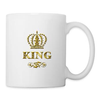 roi - Mug blanc - blanc - Droite