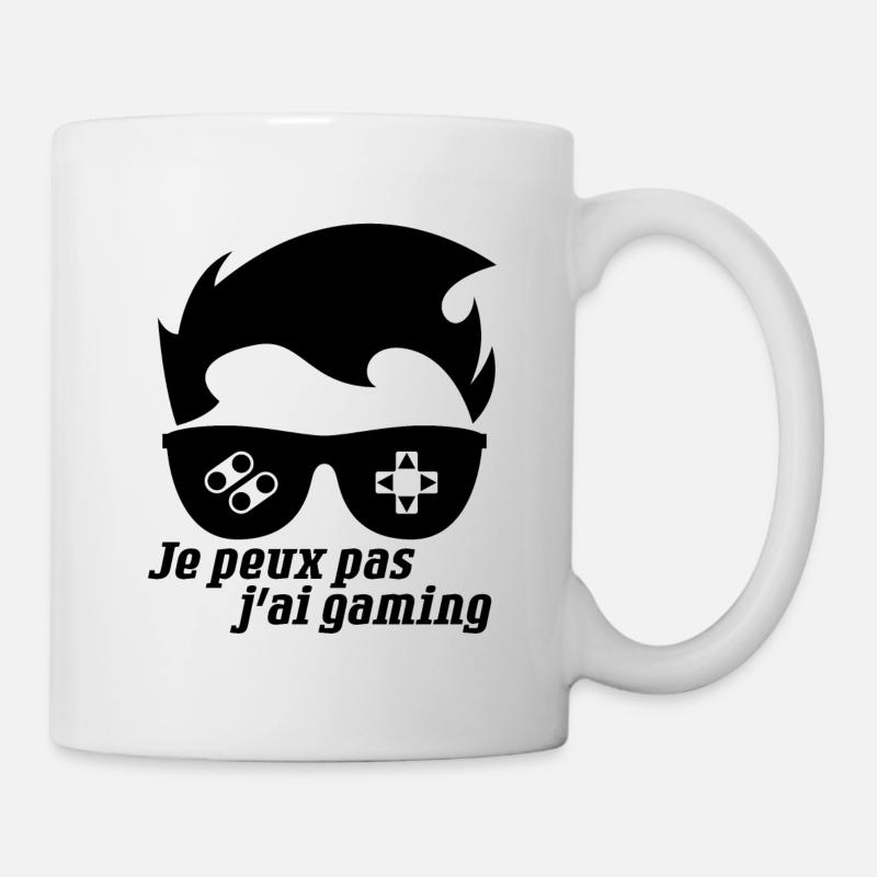 Je peux pas j'ai gaming - Mug blanc - blanc