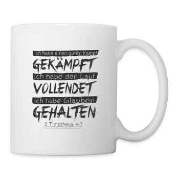 Bibelvers - Tasse - Weiß - Rechts