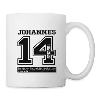 Jesus - Christlich - Bibelvers - Tasse - Weiß - Rechts
