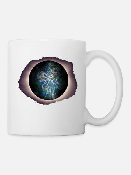 Eule - Vertrau deiner Intuition - Tasse - Weiß