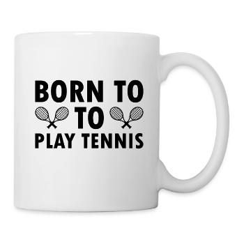 tennis - Mug blanc - blanc - Droite