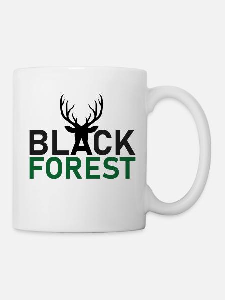 Forêt Noire - Cerf inclus - Mug blanc - blanc