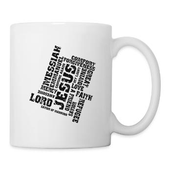 Jesus Christ - Lord - Faith - Mug blanc - blanc - Droite