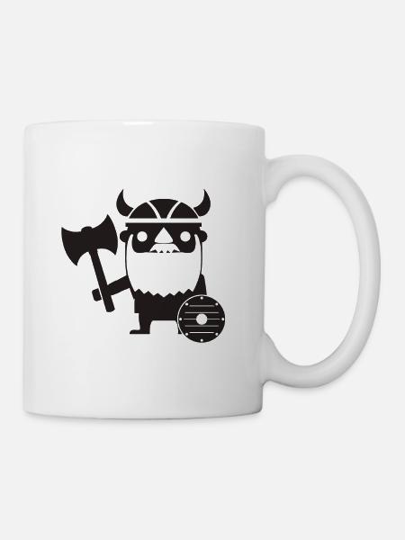 Wikinger - Tasse - Weiß