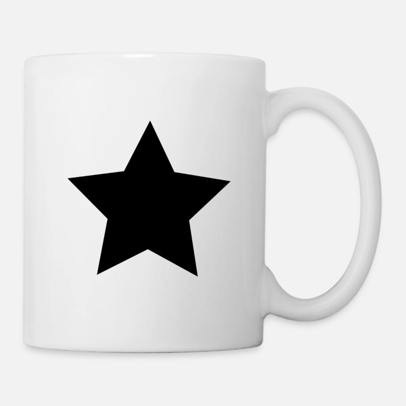 Étoile noire - Mug blanc - blanc