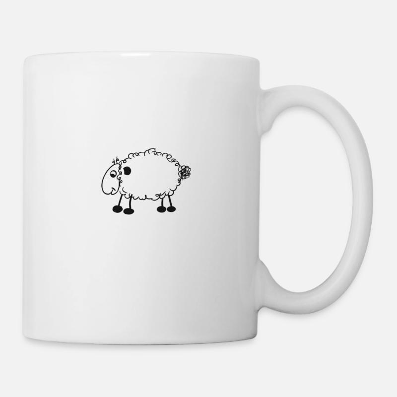 Sheep - Schaf - Tasse - Weiß