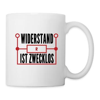 Physiker. Widerstand. Physik. - Tasse - Weiß - Rechts