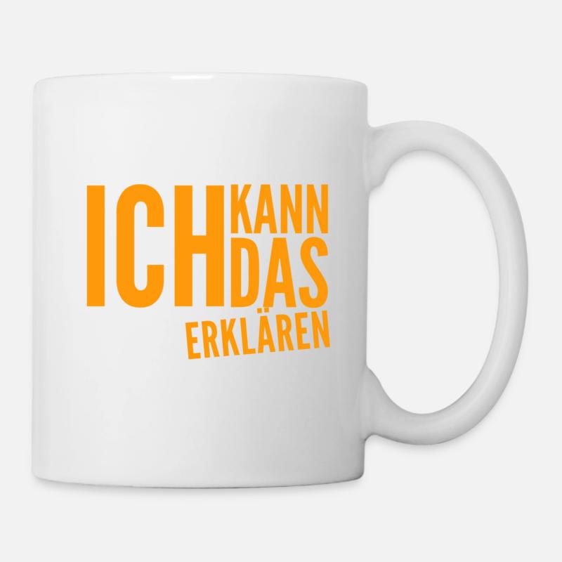 Erklärbär - Tasse - Weiß