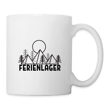 Feriencamp Ferienlager Jugendfreizeit Zeltlager - Tasse - Weiß - Rechts