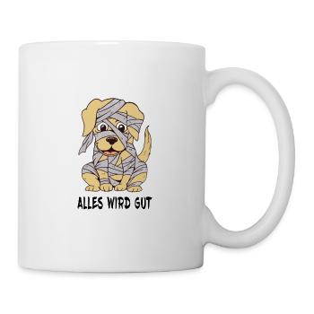 Everything will be fine for dogs and cute puppy lovers - Mug - white - Right