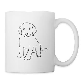 Labrador - Mug blanc - blanc - Droite