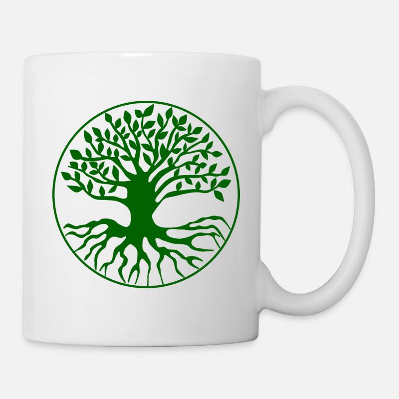 Arbre Arbre de vie - Mug blanc - blanc