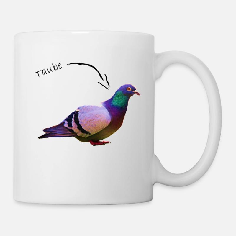 Taube - Tasse - Weiß