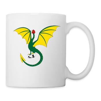 Jugger Basilisken Basel Merch - Tasse - Weiß - Rechts