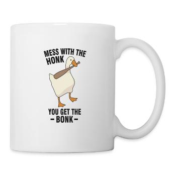 Honk Brutale Ente mit Baseballschläger - Tasse - Weiß - Rechts