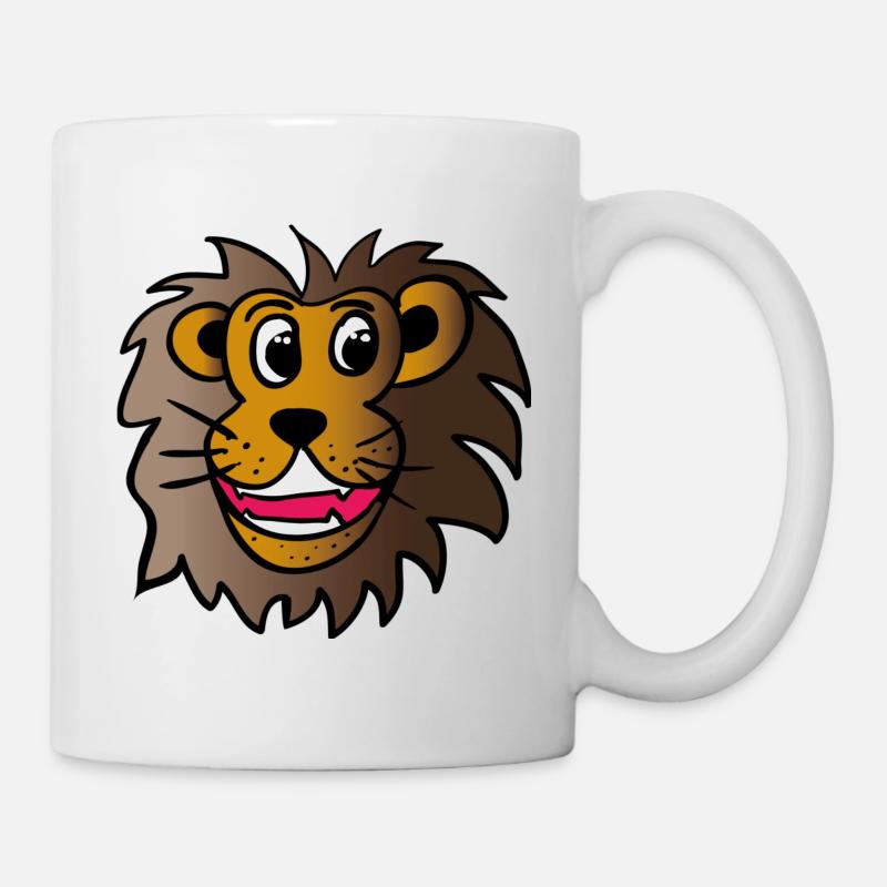 Funny lion - Mug - white