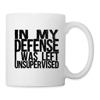 I was unsupervised gift idea - Mug - white - Right