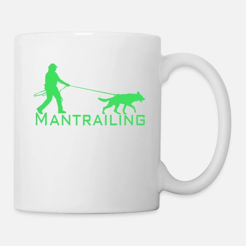 Mantrailing - Tasse - Weiß