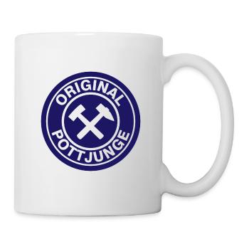 Original Pottjunge Ruhrpott Heimat Geschenk - Tasse - Weiß - Rechts