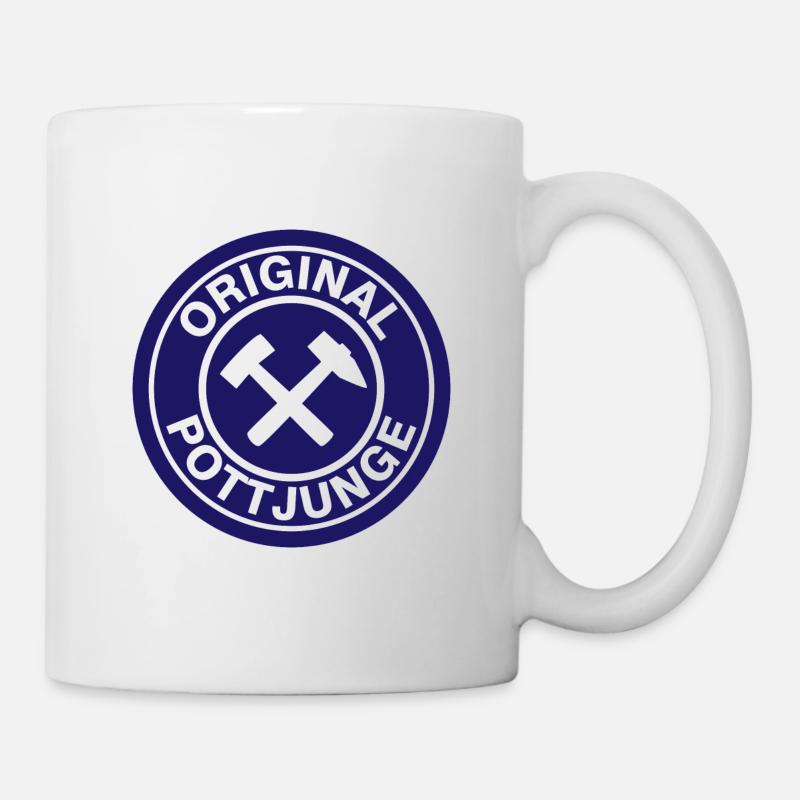 Original Pottjunge Ruhrpott Heimat Geschenk - Tasse - Weiß