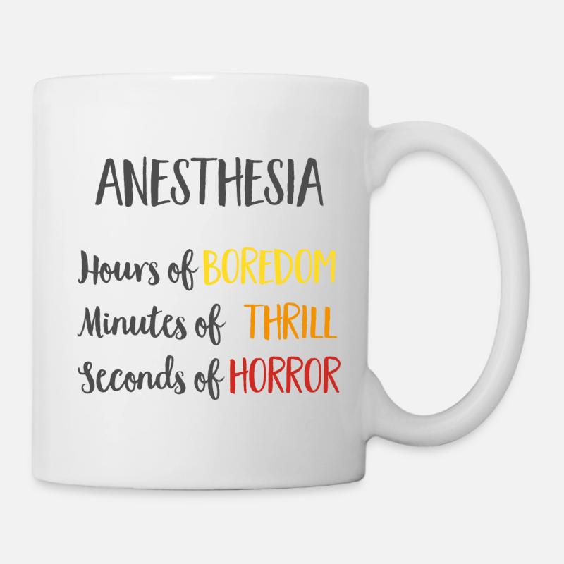boredom thrill horror - Tasse - Weiß