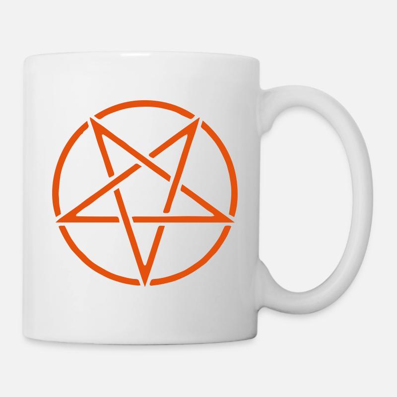 Fld.) Pentagram, LCF, 6-6-6, Floluxdef.de - Mug - white