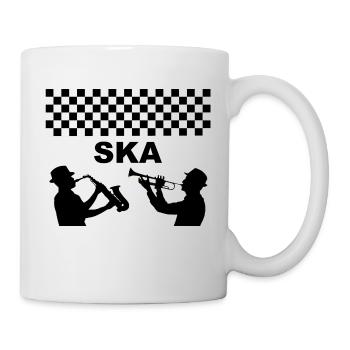 SKA REGGAE BRASS DESIGN - Tasse - Weiß - Rechts