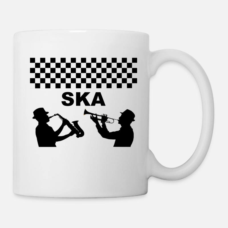 SKA REGGAE BRASS DESIGN - Tasse - Weiß