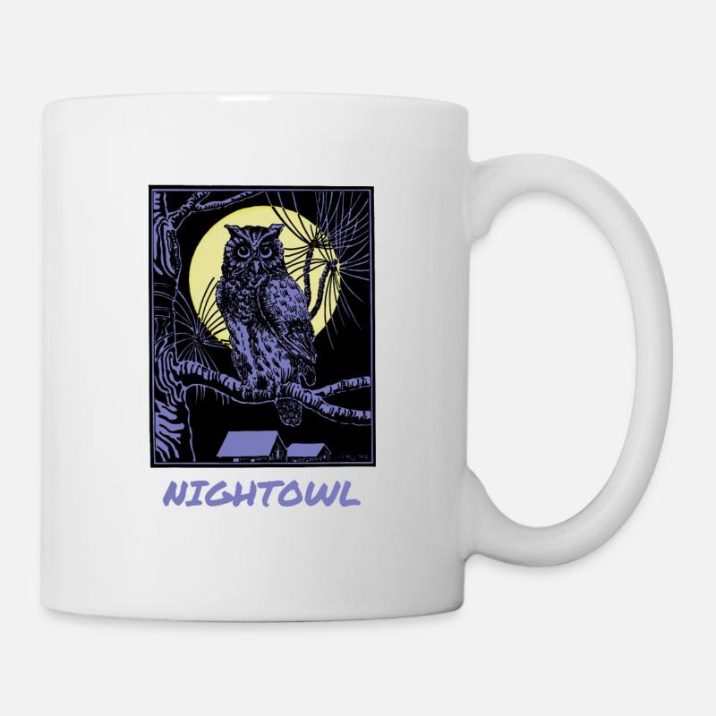 Noctambule noctambule - Mug blanc - blanc