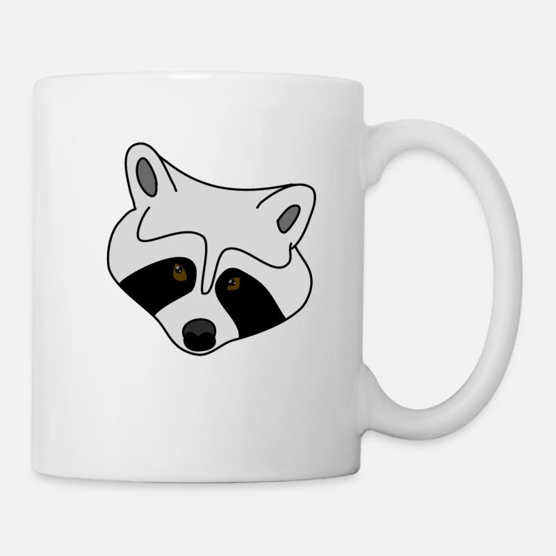 racoon - Mug - white