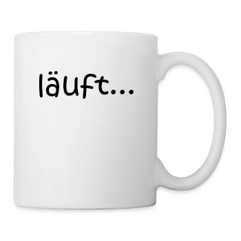 Laufspruch - Tasse - Weiß - Rechts