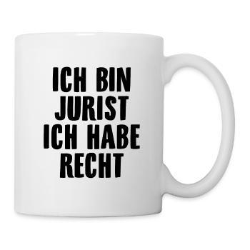 Juristen - Tasse - Weiß - Rechts
