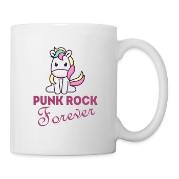 Punk Rock Forever licorne punk anarchie cadeau - Mug blanc - blanc - Droite