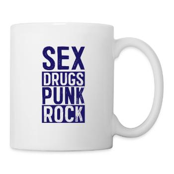Sexe drogues punk rock punk punks anarchy - Mug blanc - blanc - Droite