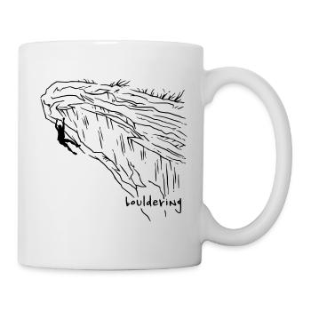 bouldering - Mug blanc - blanc - Droite