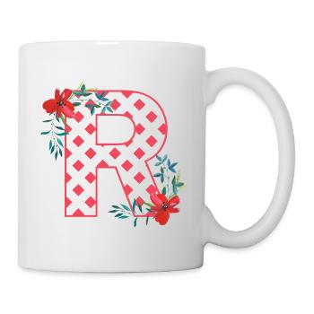 poppies r - Mug - white - Right