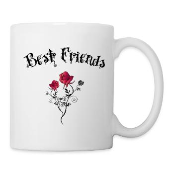 Beste Freunde Partnerlook Freundin Freund - Tasse - Weiß - Rechts