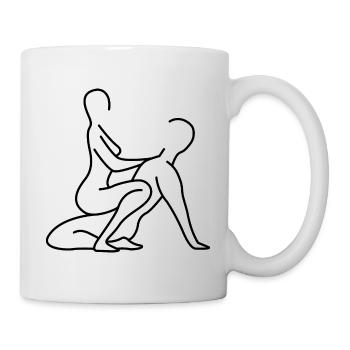 Rider position sex gift idea - Mug - white - Right