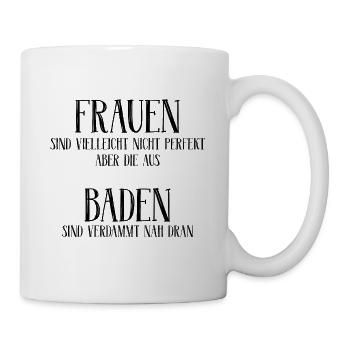 Frauen Schwarzwald Schwarzwaldmädel Geschenk - Tasse - Weiß - Rechts