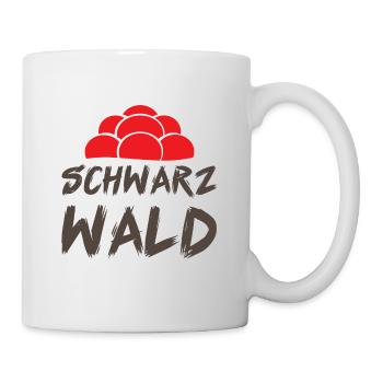 Schwarzwald Bollenhut Schwarzwälder Geschenk - Tasse - Weiß - Rechts