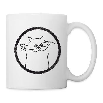 un coup FishyCat - Mug blanc - blanc - Droite