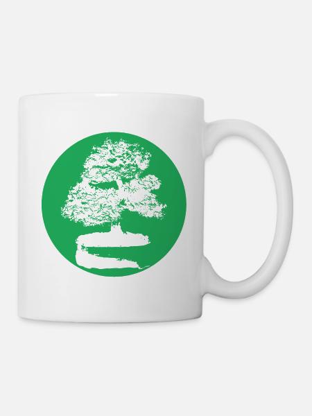 BonzaiBaumkleines - Tasse - Weiß