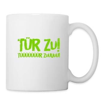 mach das Loch zu - Tasse - Weiß - Rechts