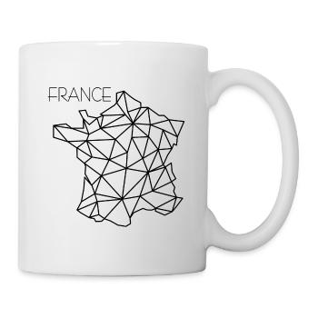 Frankreich - Tasse - Weiß - Rechts