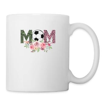Fußball Mama - Tasse - Weiß - Rechts
